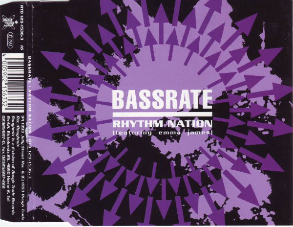 Bassrate - Rhythm Nation - Used Vinyl Record 7" image 1