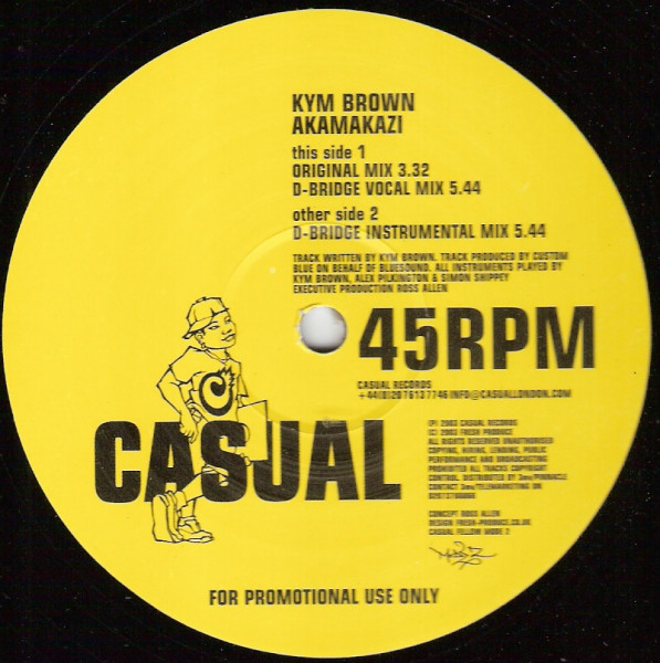 Kym Brown - Akamakazi - Used Vinyl Record 12" image 1