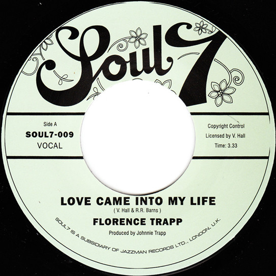 Florence Trapp - Love Came Into My Life / I Miss Your Love - Vinyl Re image 1