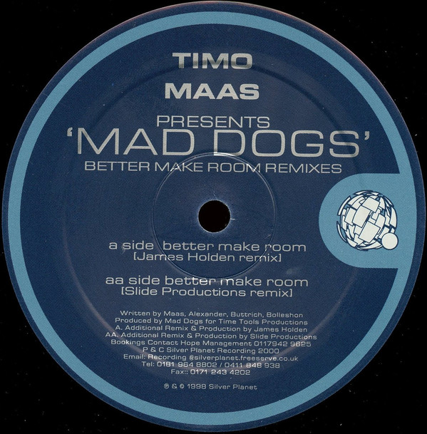 Mad Dogs - Better Make Room Remixes - Used Vinyl Record 12" image 1