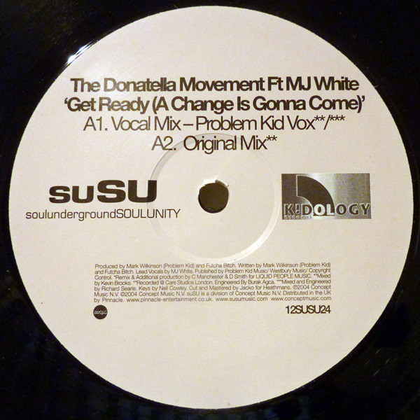 Donatella Movement - Get Ready (A Change Is Gonna Come) - Used Vinyl image 1