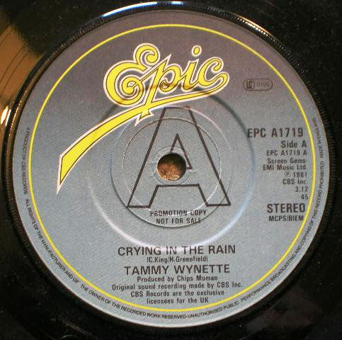 Tammy Wynette - Crying In The Rain / Bring Back My Baby To Me image 1