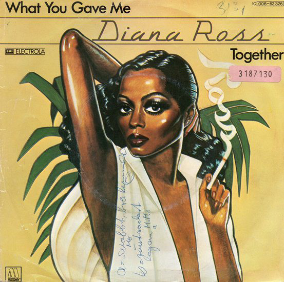 Diana Ross - What You Gave Me - Used Vinyl Record 7" image 1