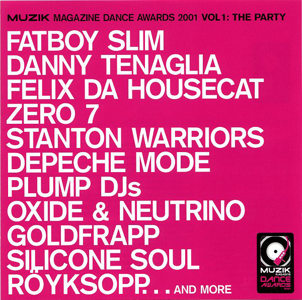 Various - Muzik Magazine Dance Awards 2001 Vol 1: The Party - Used CD image 1