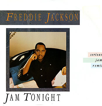 Freddie Jackson - Jam Tonight - Used Vinyl Record 7" image 1