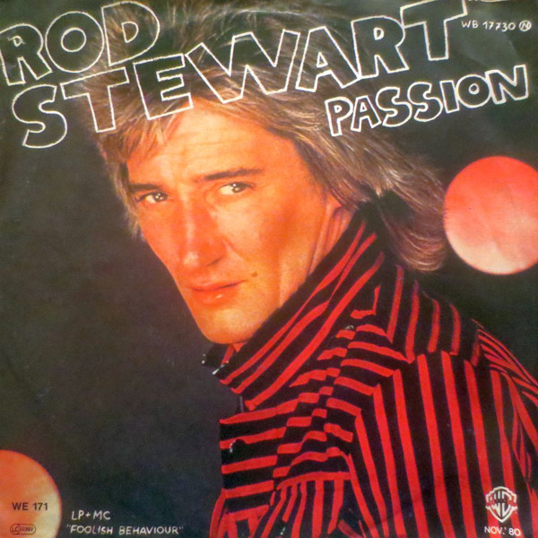 Rod Stewart - Passion - Used Vinyl Record 7" image 1