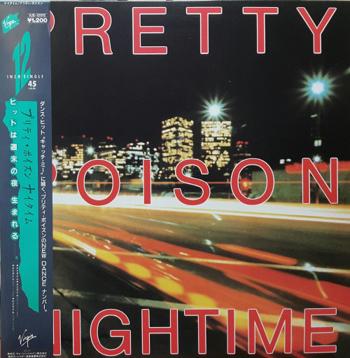 Pretty Poison - Nightime - Used Vinyl Record 7" image 1