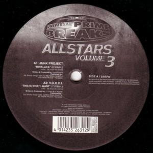 Various - Universal Prime Breaks Allstars Volume 3 - Used Vinyl Recor image 1