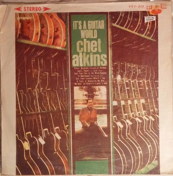 Chet Atkins - It's A Guitar World - Used Vinyl Record image 1