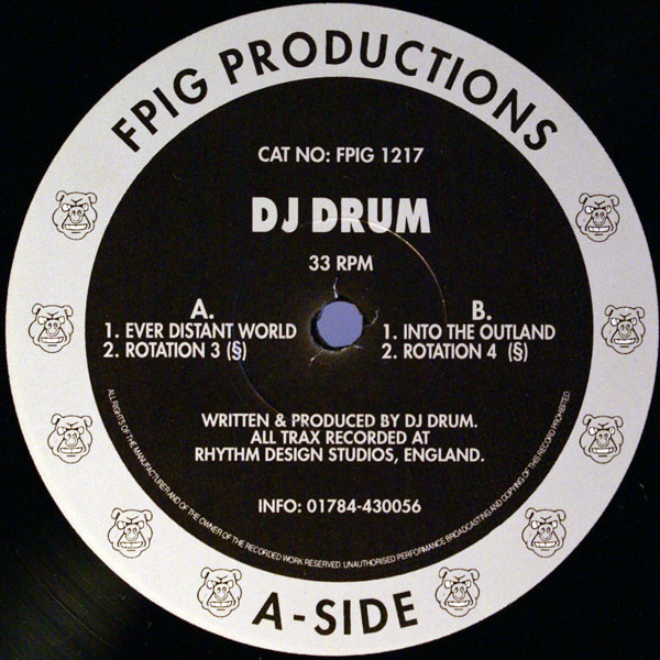 DJ Drum - Rhythm Design - Used Vinyl Record 12" image 1