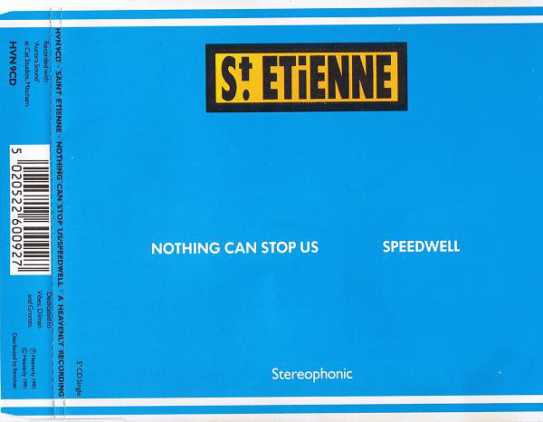 Saint Etienne - Nothing Can Stop Us / Speedwell - Used CD image 1