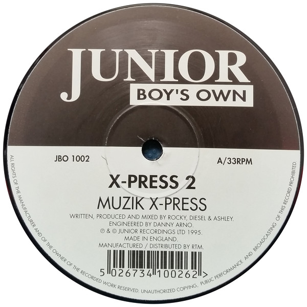X-Press 2 - Muzik X-Press / London X-Press - Used Vinyl Record 12" image 1