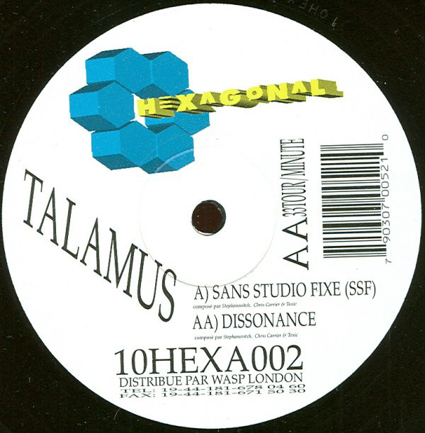 Talamus - Sans Studio Fixe (SSF) / Dissonance - Used Vinyl Record 10" image 1
