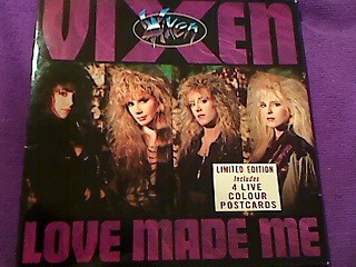 Vixen - Love Made Me - Used Vinyl Record 7" image 1