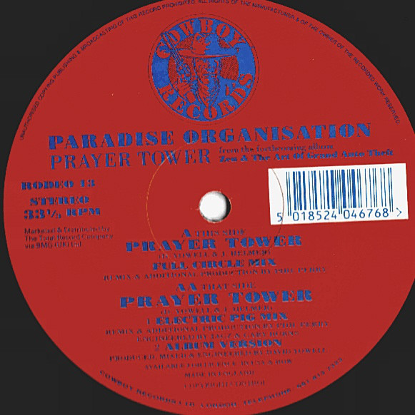 Paradise Organisatio - Prayer Tower - Used Vinyl Record 12" image 1