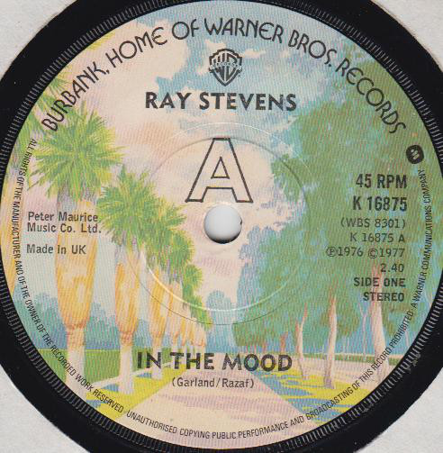 Ray Stevens - In The Mood - Used Vinyl Record 7" image 1