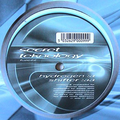 Secret Technology - Hydrogen / Shifter - Used Vinyl Record 12" image 1