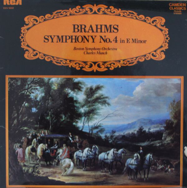Johannes Brahms - Symphony No. 4 In E Minor - Used Vinyl Record image 1