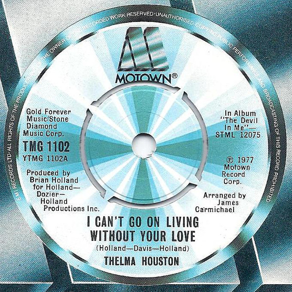 lma Houston - I Can't Go On Living Without Your Love - Used Vinyl Reco image 1