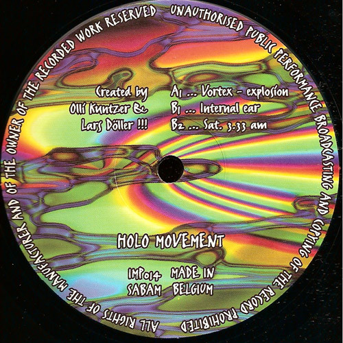 Holo Movement - Vortex Explosion - Used Vinyl Record 12" image 1