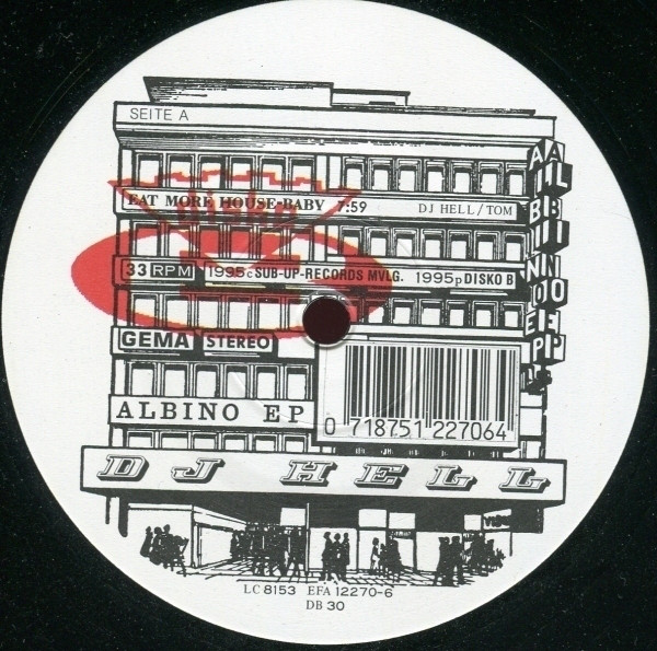 Hell - Albino EP - Used Vinyl Record 12" image 1