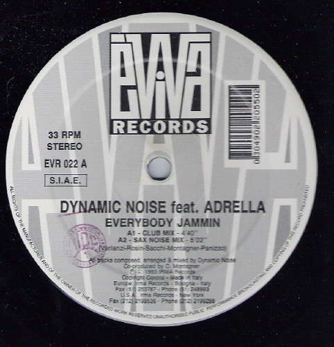 Dynamic Noise - Everybody Jammin (The Black Sides) - Used Vinyl Record 1 image 1