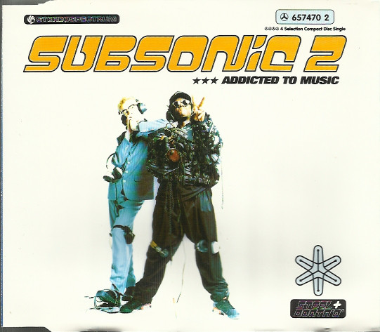 Subsonic 2 - Addicted To Music - Used CD image 1