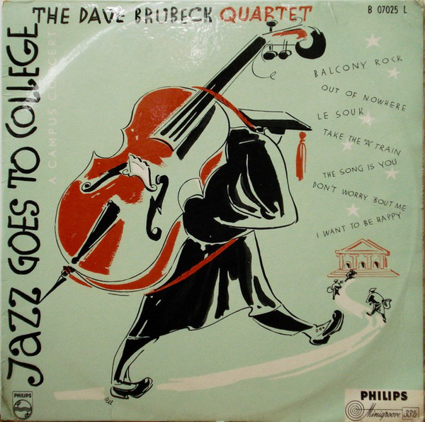 Dave Brubeck Quartet - Jazz Goes To College - Used Vinyl Record image 1