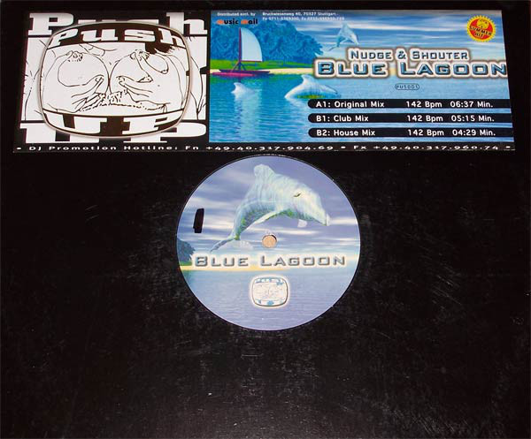 Nudge & Shouter - Blue Lagoon - Used Vinyl Record 12" image 1