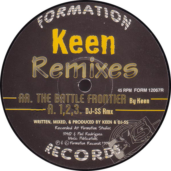 Keen - 1,2,3. (DJ-SS Rmx) / The Battle Frontier - Vinyl Record 12" image 1
