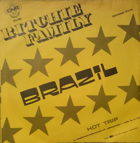 Ritchie Family - Brazil - Used Vinyl Record 7" image 1
