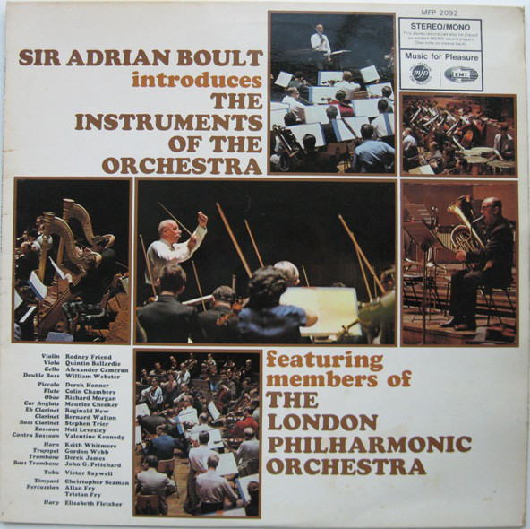 Sir Adrian Boult - Introduces The Instruments Of The Orchestra - Used image 1