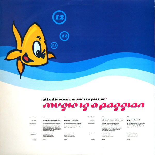 Atlantic Ocean - Music Is A Passion - Used Vinyl Record 12" image 1