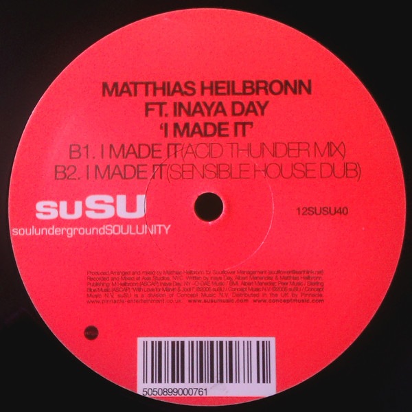 Matthias Heilbronn - I Made It - Vinyl Record 12" image 1