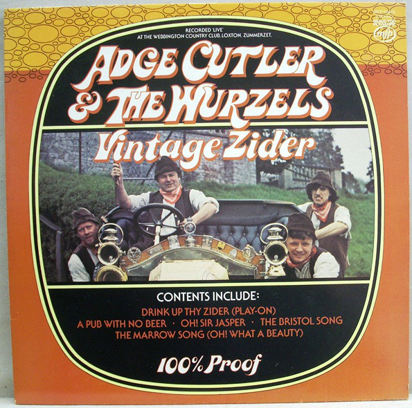 Adge Cutler - Vintage Zider - Used Vinyl Record image 1