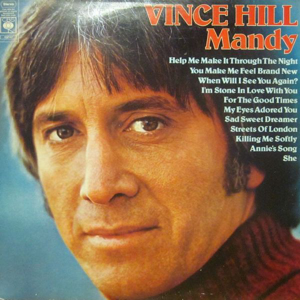 Vince Hill - Mandy - Used Vinyl Record image 1