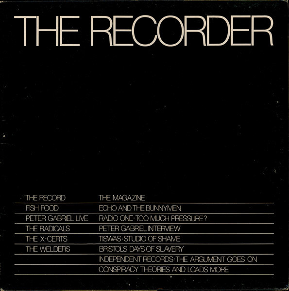 Various - Recorder - Used Vinyl Record image 1