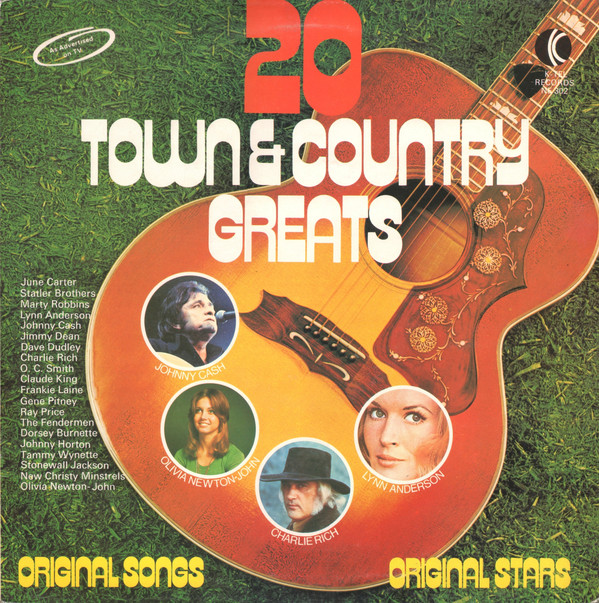 Various - 20 Town & Country Greats - Used Vinyl Record image 1