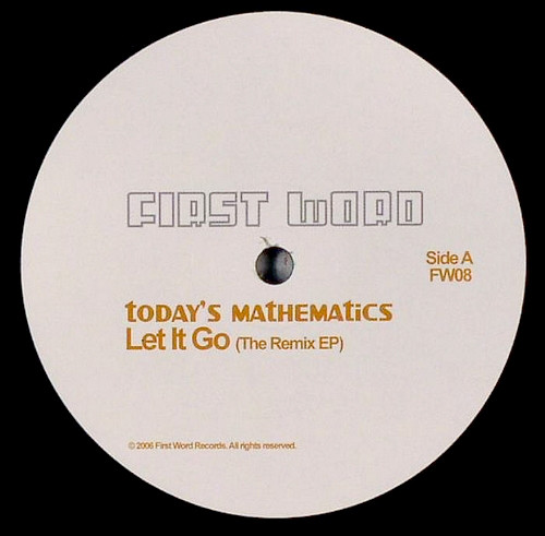 Today's Mathematics - Let It Go (Remix EP) - Vinyl Record 12" image 1