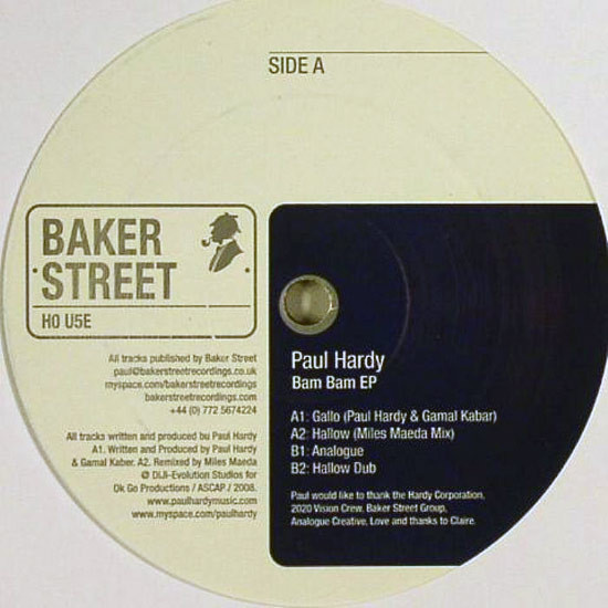 Paul Hardy - Bam Bam EP - Vinyl Record 12" image 1