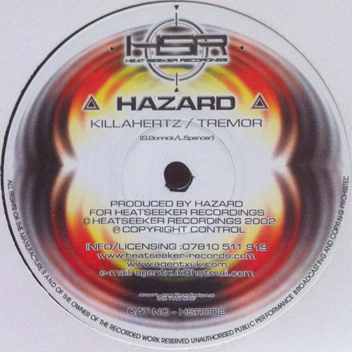 Hazard - Killahertz / Tremor - Used Vinyl Record 12" image 1