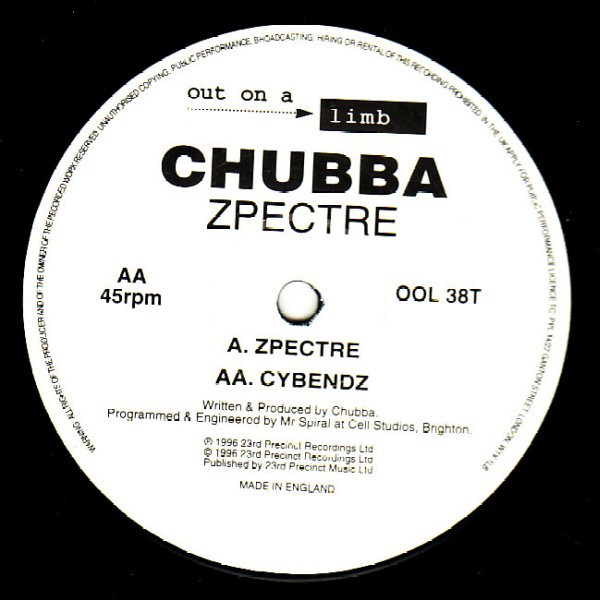 Chubba - Zpectre - Used Vinyl Record 12" image 1
