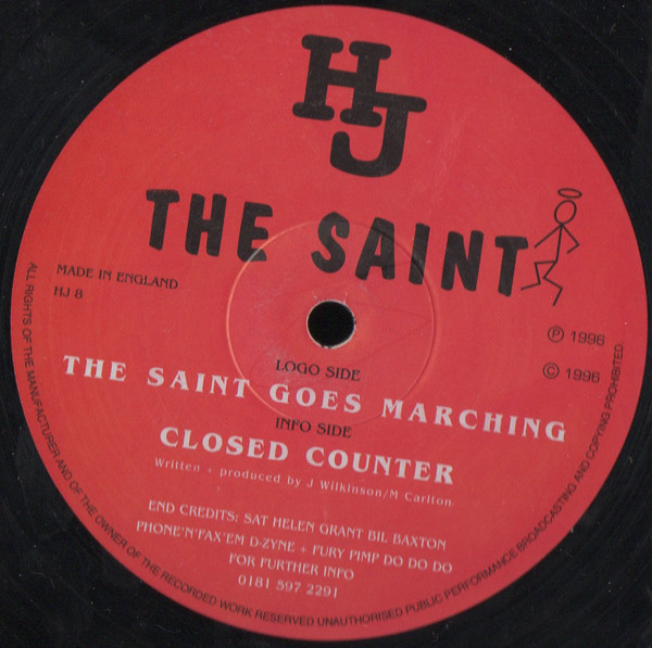 Saint - Goes Marching / Closed Counter - Used Vinyl Record 12" image 1