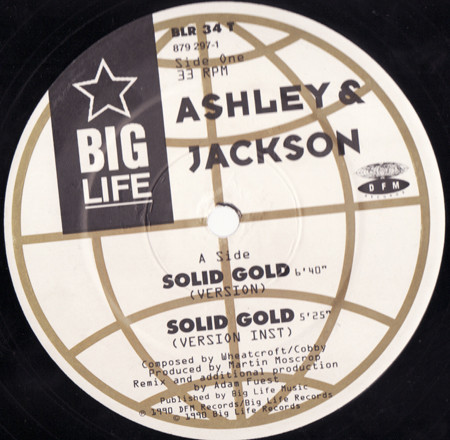 Ashley & Jackson - Solid Gold - Used Vinyl Record 12" image 1