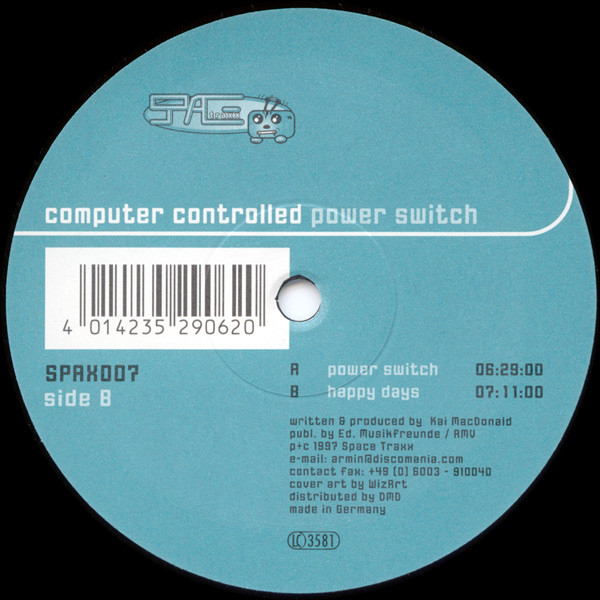 Computer Controlled - Power Switch - Used Vinyl Record 12" image 1