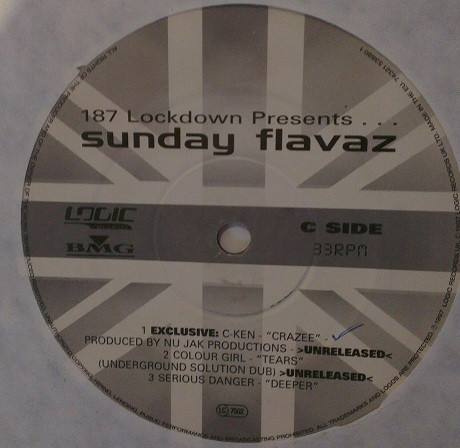 187 Lockdown - Sunday Flavaz Volume One - Used Vinyl Record