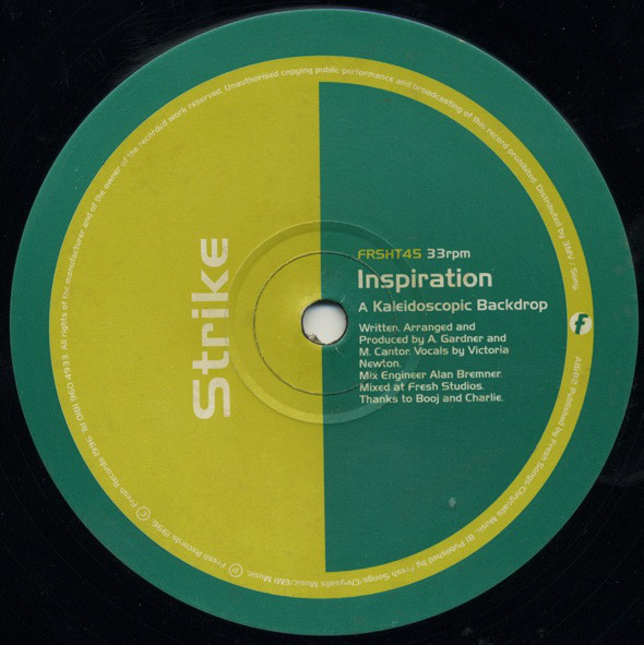 Strike - Inspiration - Used Vinyl Record 12" image 1