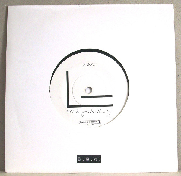 Is Greater Than - S.G.W. - Used Vinyl Record 7" image 1