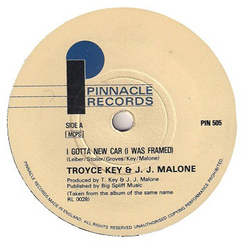 Troyce Key - I Gotta New Car (I Was Framed) - Used Vinyl Record 7" image 1