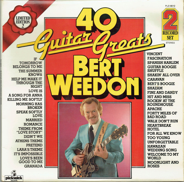 Bert Weedon - 40 Guitar Greats - Used Vinyl Record image 1